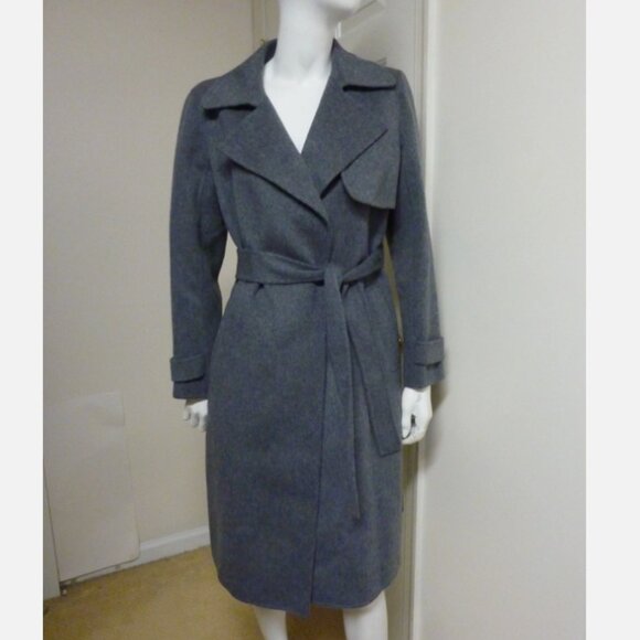 Theory 'Oaklane DF New Divid' Wool & Cashmere Coat - Picture 4 of 7